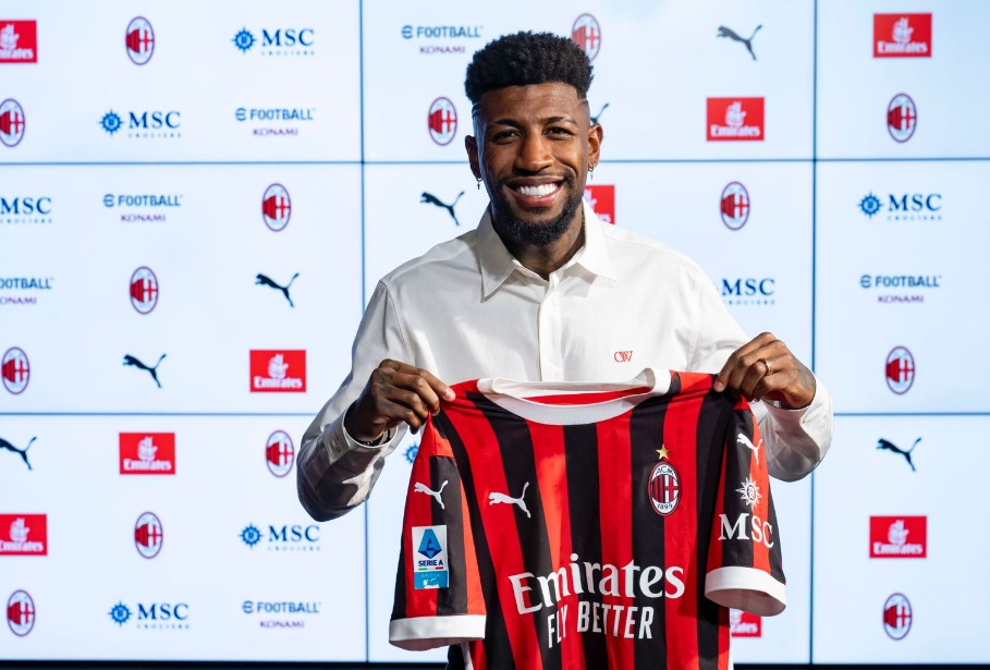 O lateral brasileiro Emerson Royal, recém-chegado ao Milan