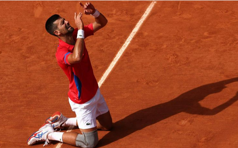 Alcaraz compartilha as palavras de Djokovic após a final olímpica de 2024