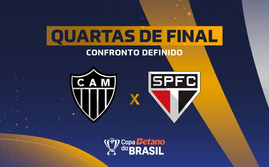 Atlético-MG x São Paulo nas quartas de final da Copa do Brasil 2024