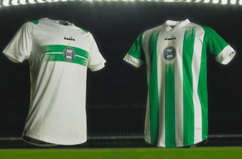 Coritiba mostra novas camisas da Diadora