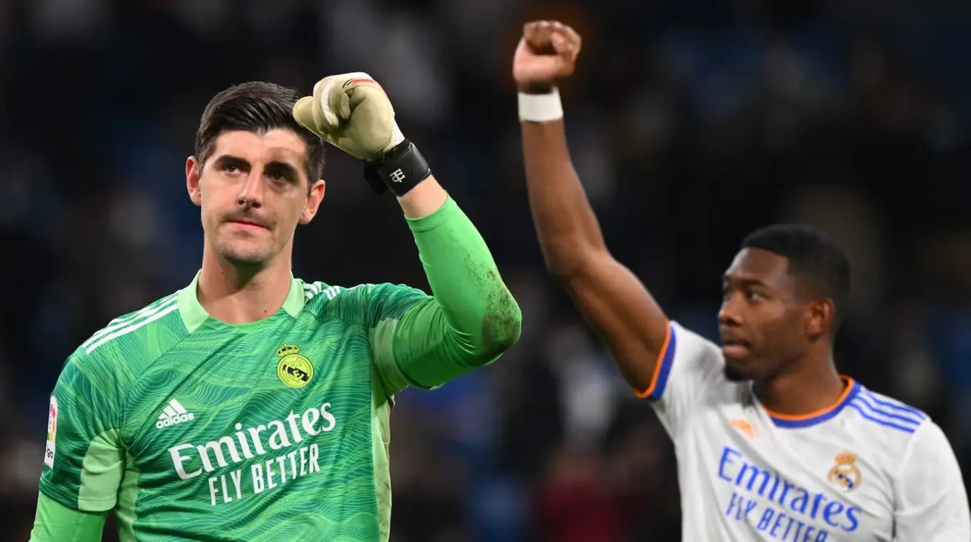 Thibaut Courtois e David Alaba