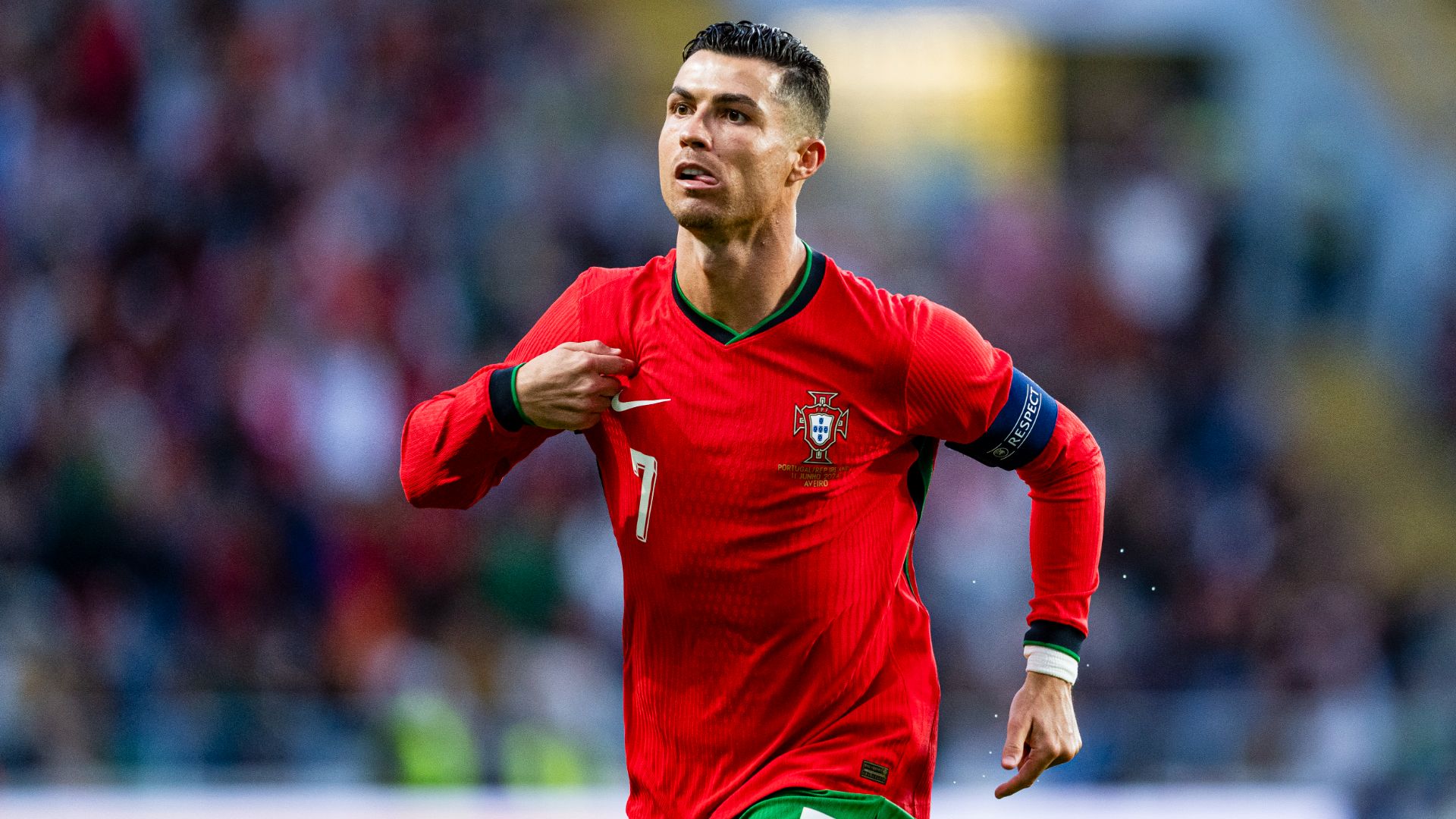 Cristiano Ronaldo foi o jogador mais pego em posição de impedimento na Euro 2024