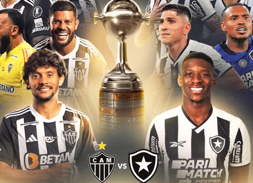 Atlético-MG x Botafogo na final da Libertadores