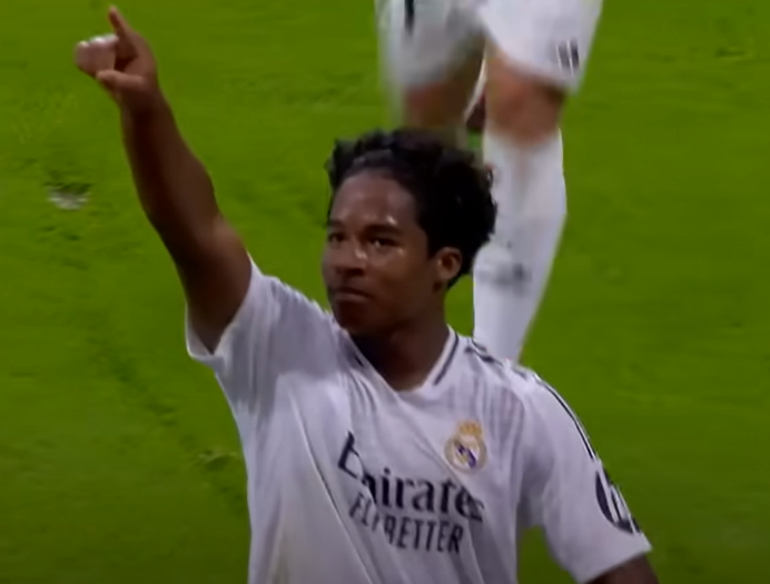 Endrick se torna o mais jovem estrangeiro a marcar um gol pelo Real Madrid na história da La Liga