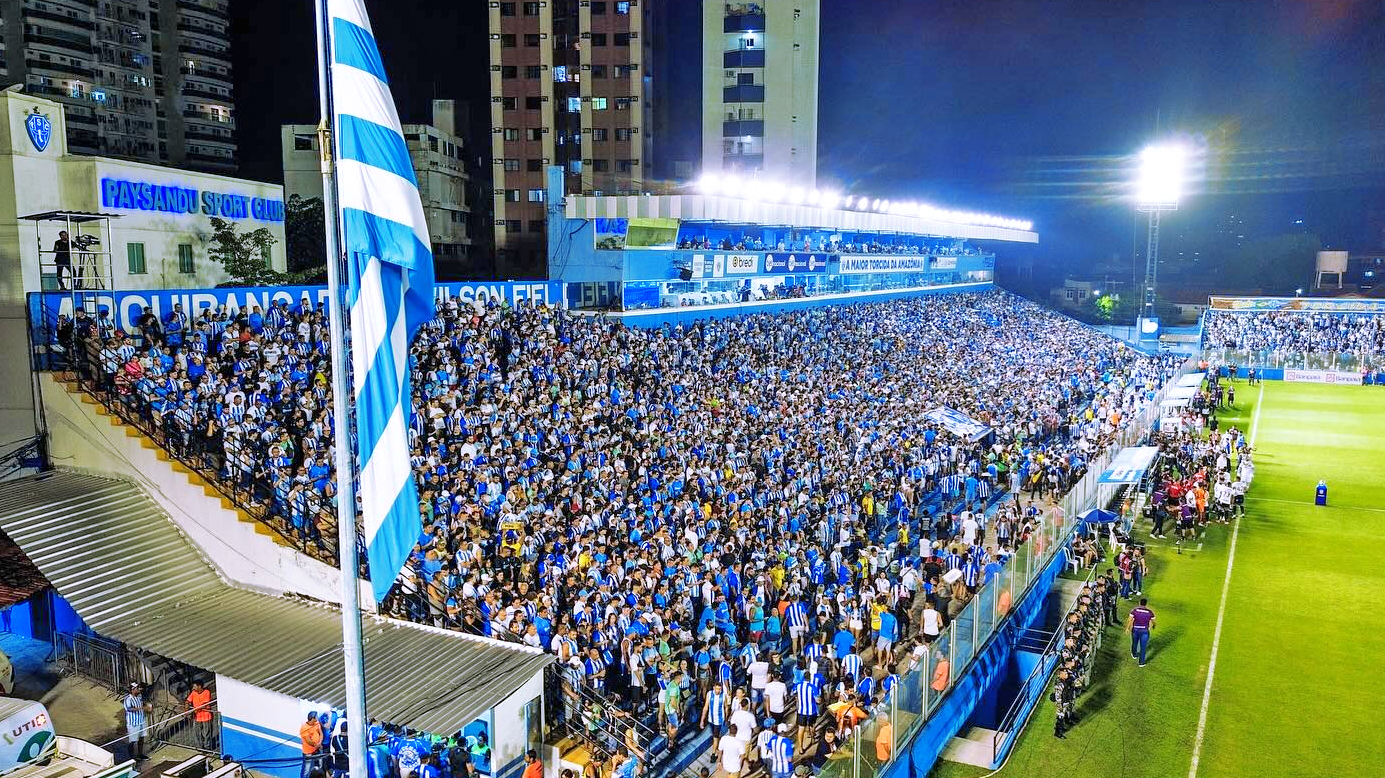 Paysandu é o time brasileiro com maior tempo invicto no seu estádio