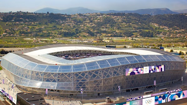 O estádio de Nice