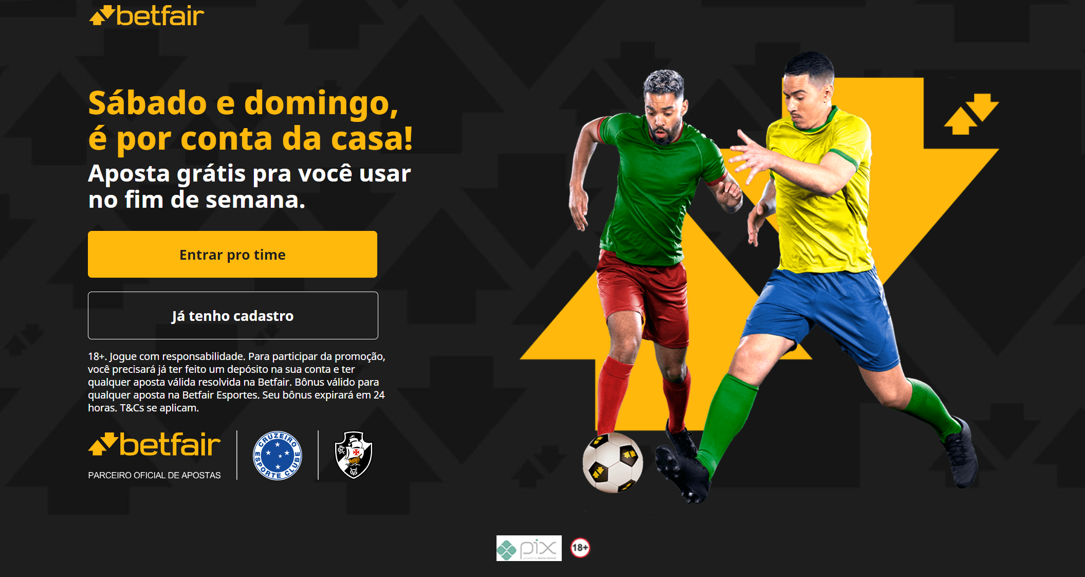 Betfair: Aposta grátis para os jogos de fim de semana ⚽