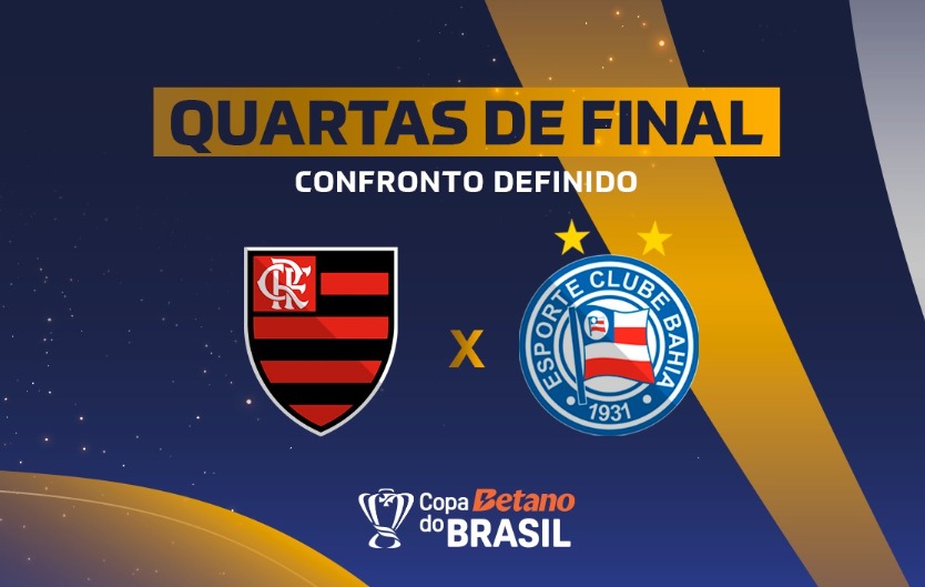 Bahia x Flamengo nas quartas de final da Copa do Brasil 2024