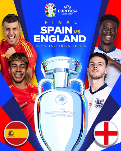 Espanha x Inglaterra: a grande final da Euro acontece neste domingo