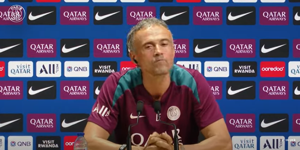 Luis Enrique fica irritado com pergunta sobre Mbappé