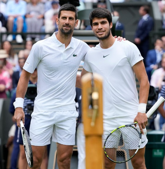 As partidas entre Djokovic e Alcaraz são marcadas pelo equilíbrio