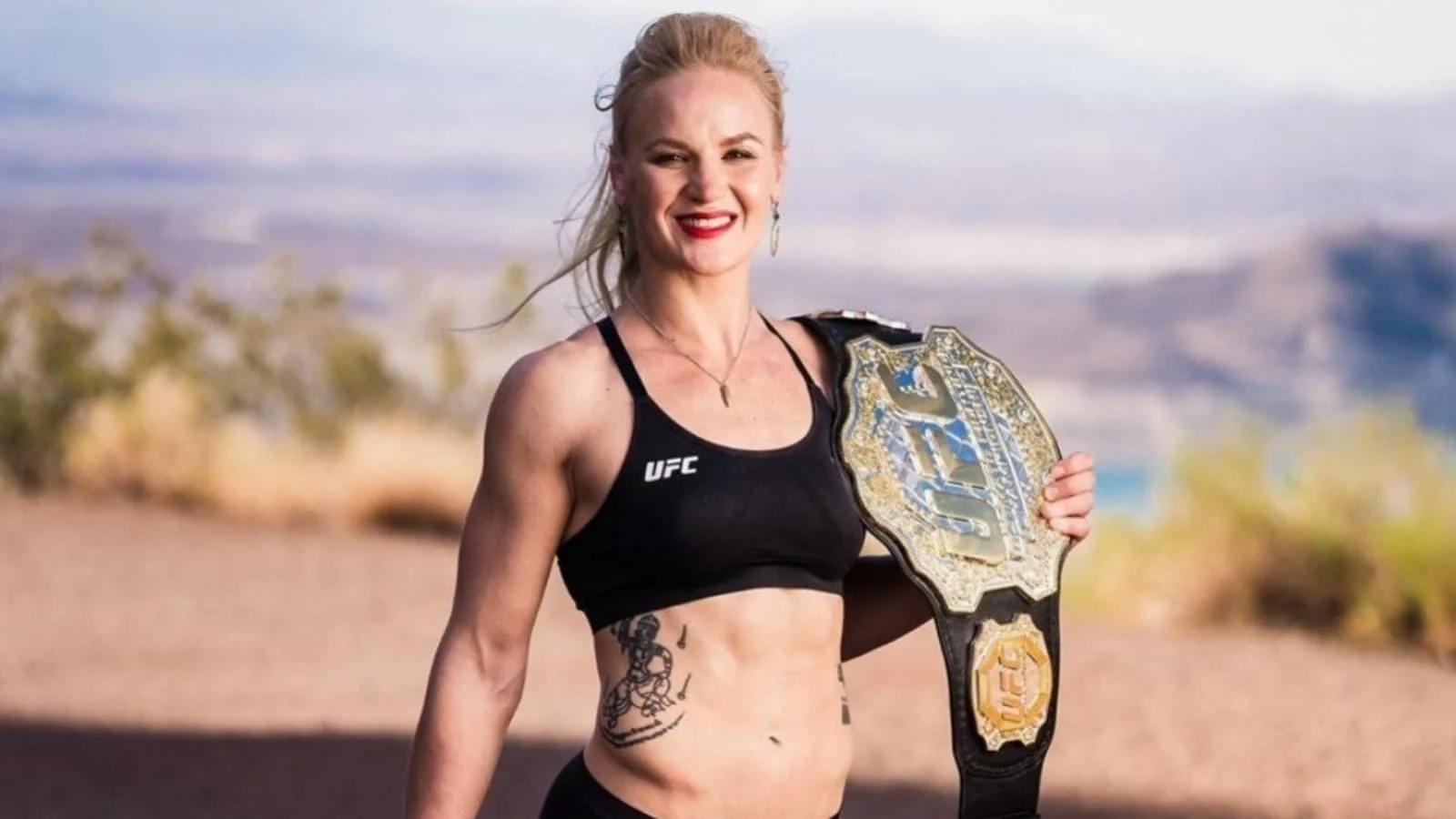 Former UFC champion Shevchenko shows her photo in bikini