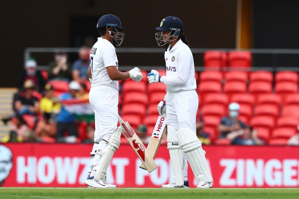 Women's Test: India reach 132/1 in a day dominated by rain