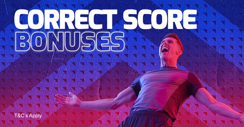 Betfred Correct Score Bonus