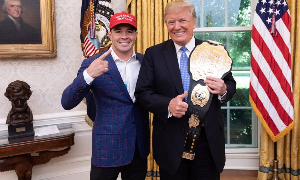 Former U.S. President Agreed To Be Covington's Cornerman At UFC 296, White Refuses