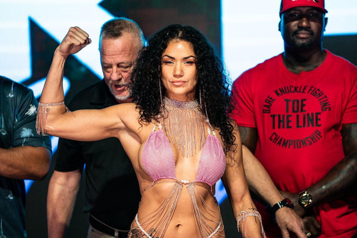 Pearl Gonzalez takes a selfie on the balcony in transparent panties