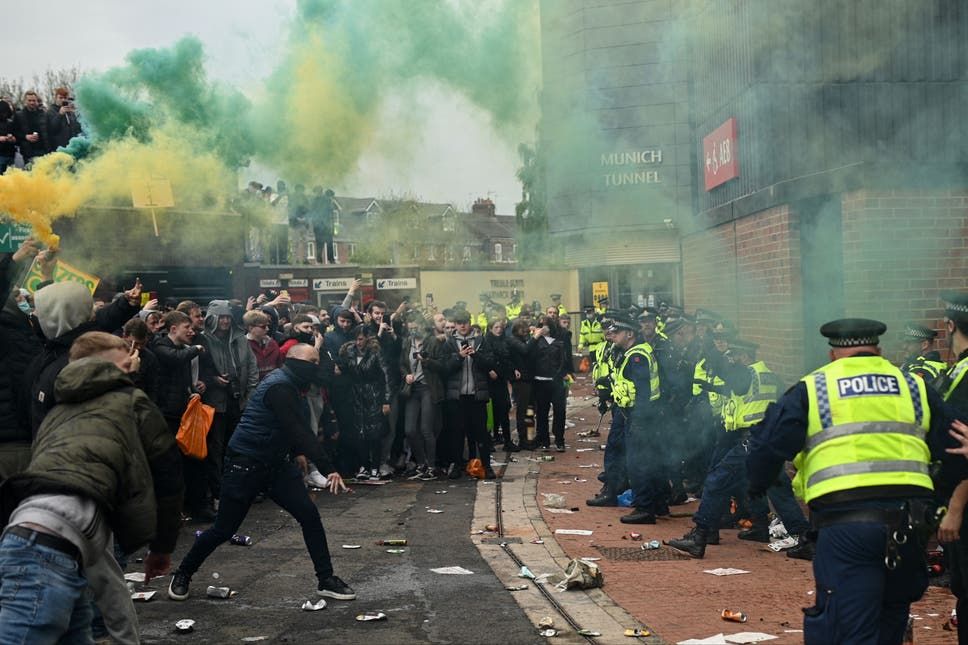 Manchester United vs Liverpool postponed due to fan protests