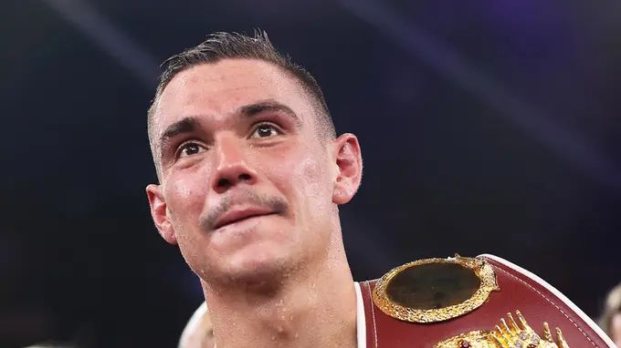 Tim Tszyu knocks out Tony Harrison to become interim WBO super welterweight champion of the world