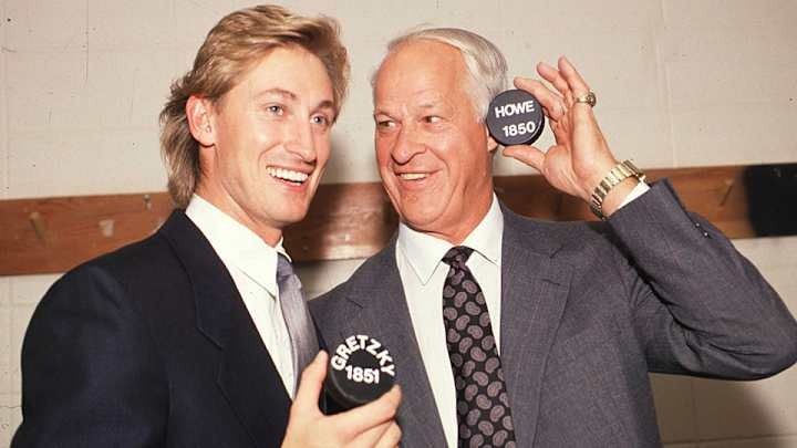 Gretzky Admits Feeling Awkward Breaking Howe's NHL Goal Record