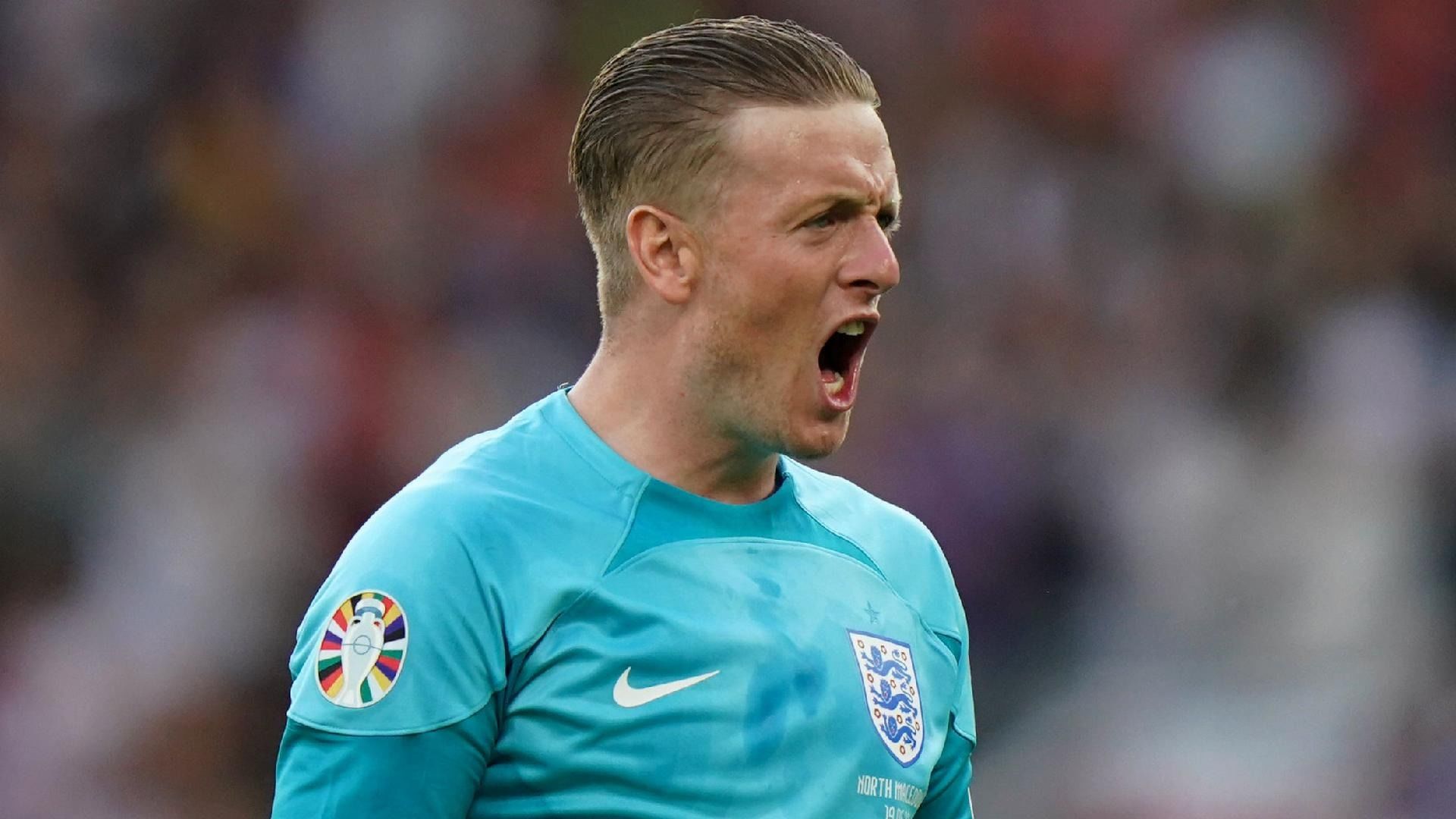 England's Goalkeeper Pickford Saves Akanji's Shot Using Clues On His Bottle