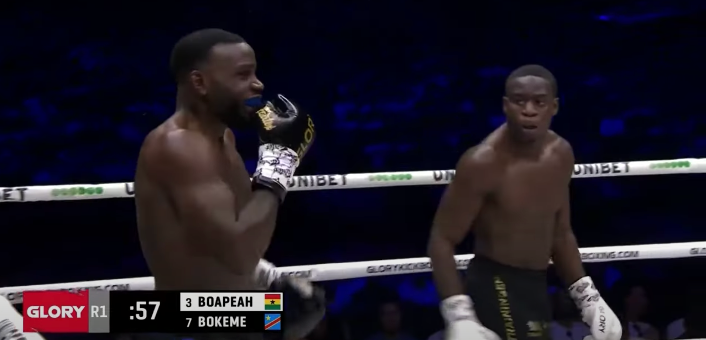 Congolese Kickboxer Bokeme Loses Front Teeth After Opponent's Attack