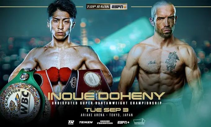 Naoya Inoue vs TJ Doheny. Pronóstico, Apuestas y Cuotas│03 de septiembre de 2024