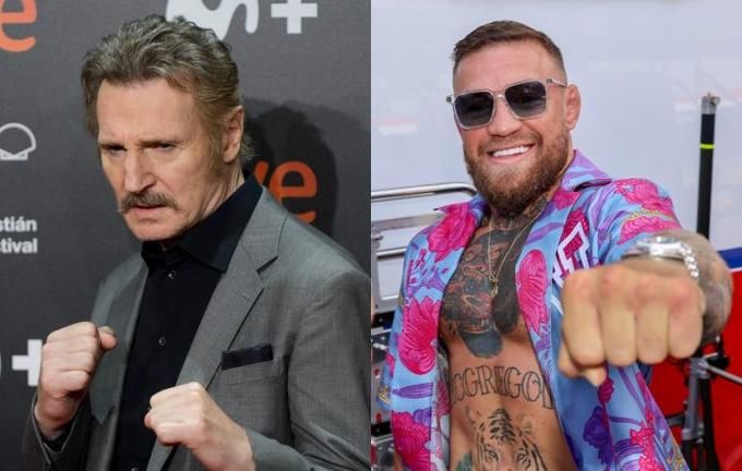 Actor Liam Neeson calls McGregor a little leprechaun who disgraces Ireland