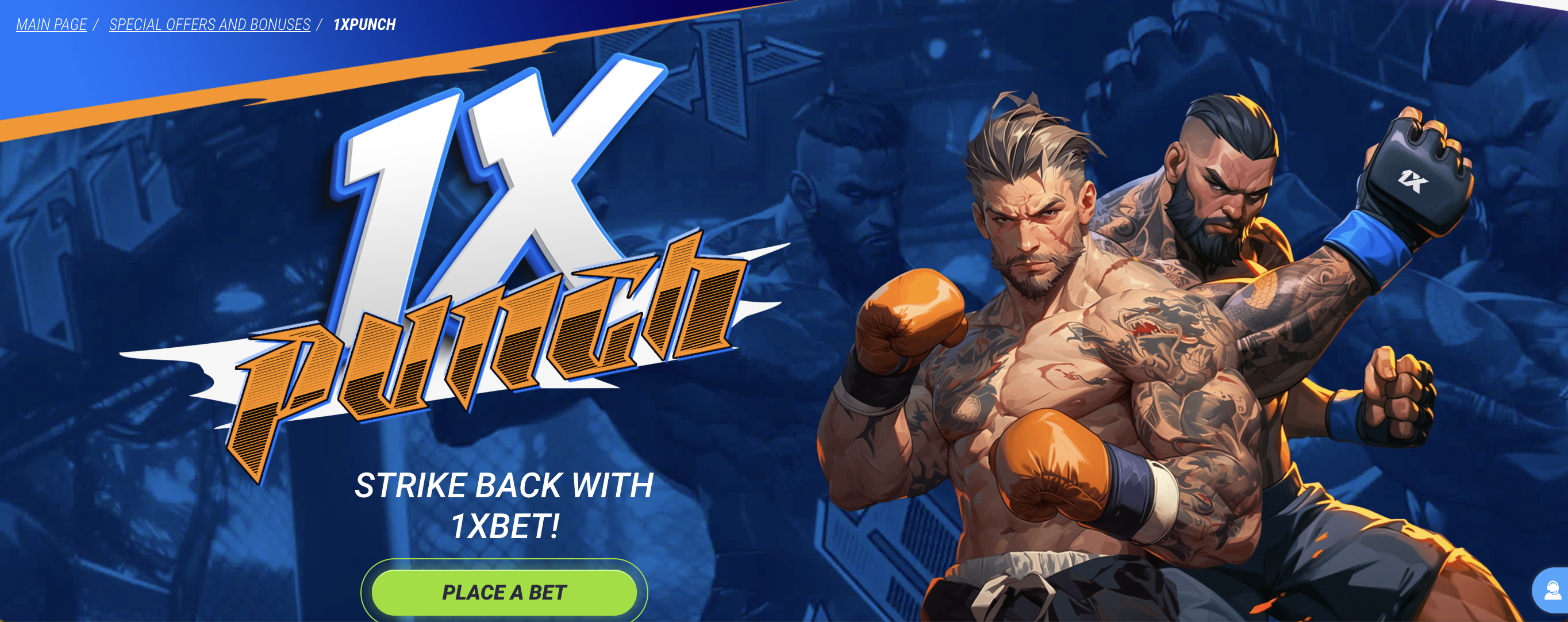 1xBet 1xPunch Promotion: 30% Cashback ~ 90 EUR Free Bet