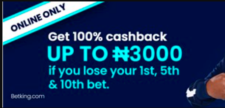 Betking Triple Cash Back