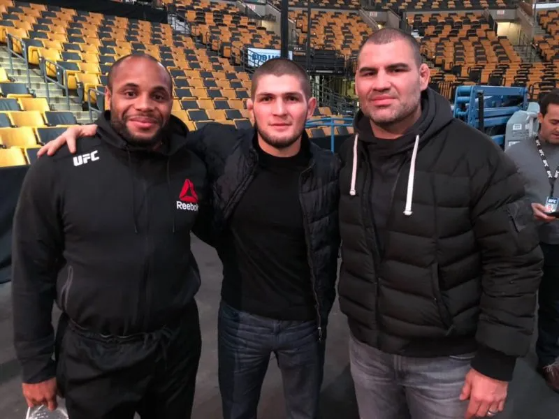 Khabib, Velasquez, Muhammad and Cormier Fight at AKA Gym