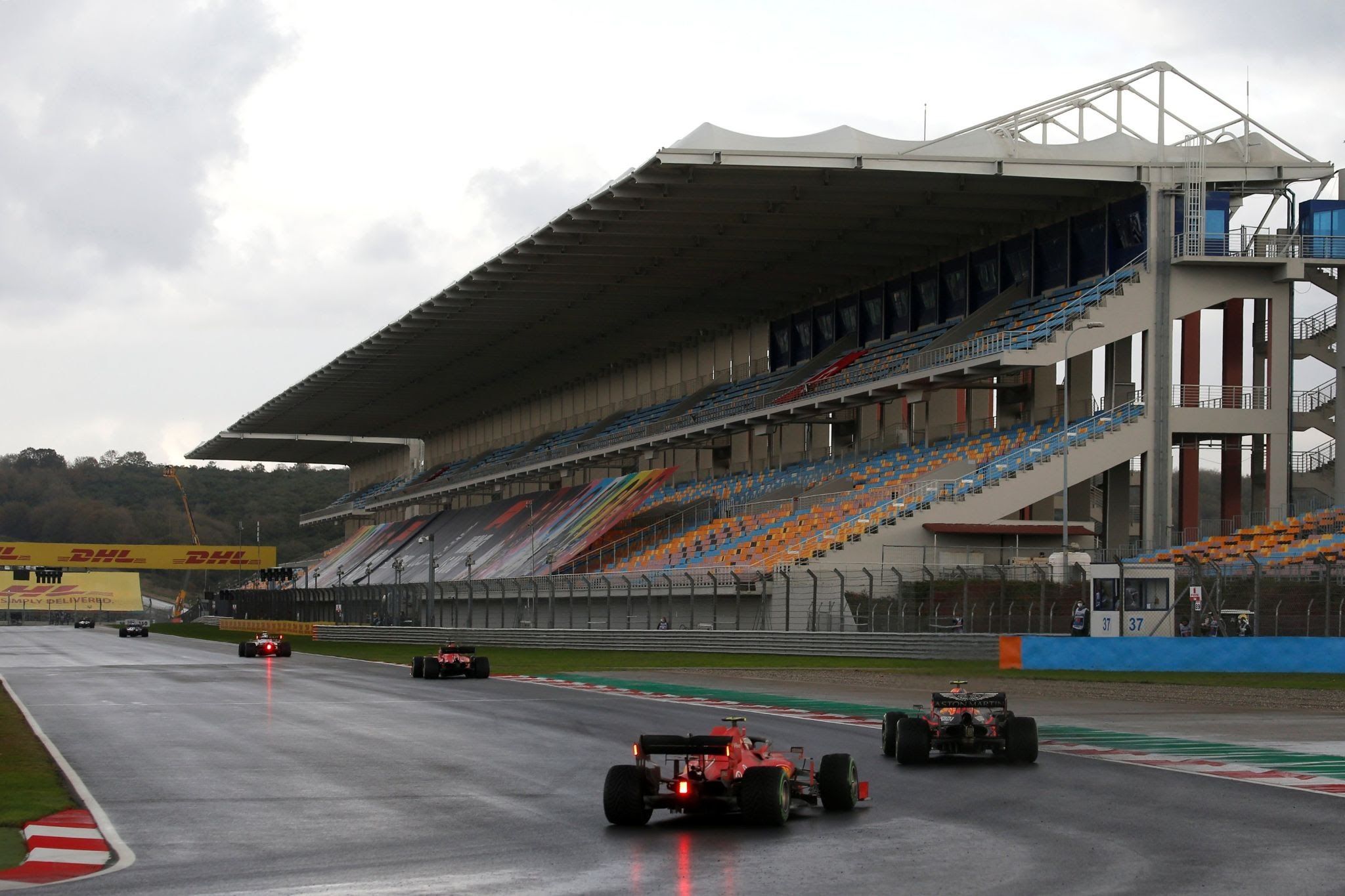 Lewis Hamilton comes on top in the second practice of the Turkish Grand Prix