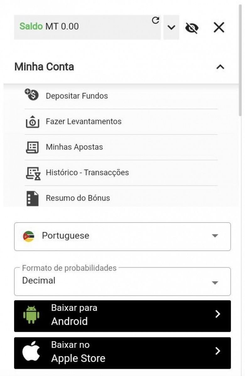 Como levantar dinheiro do site da Betway para a carteira móvel