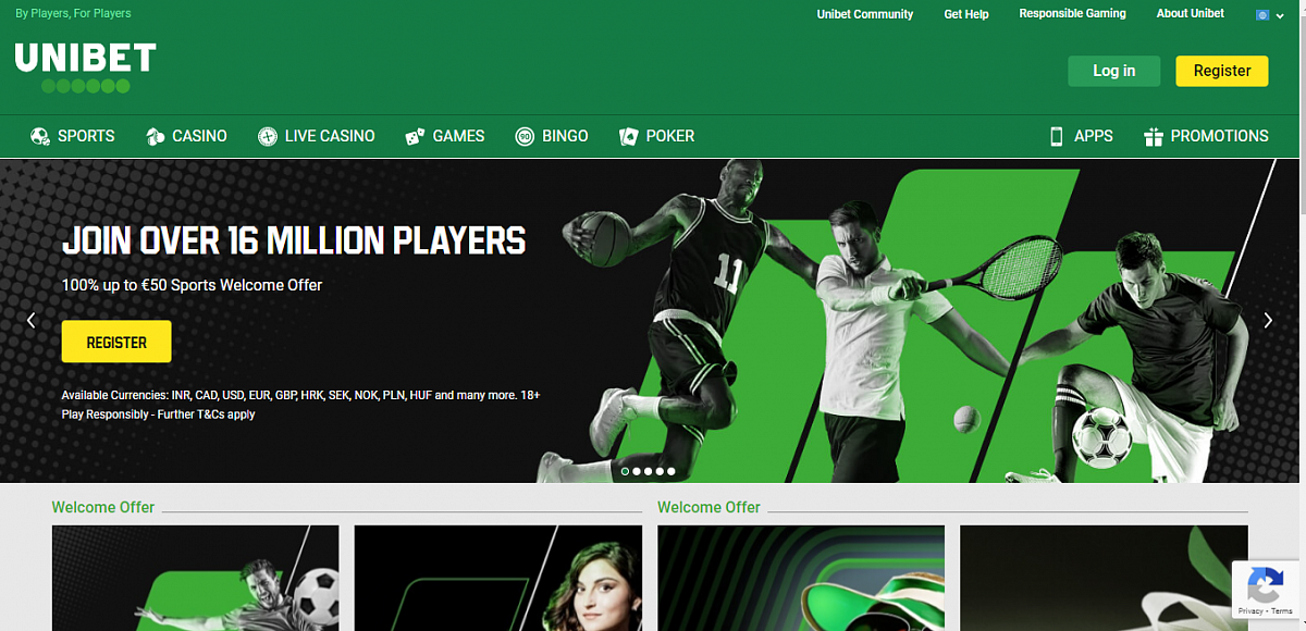 Unibet official website