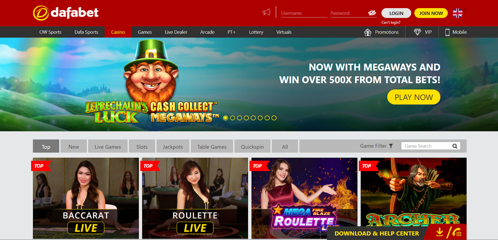 Casino on Dafabet