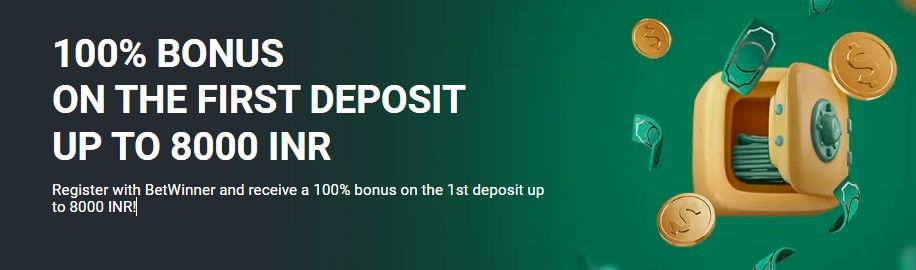 Betwinner India First Deposit Bonus Banner