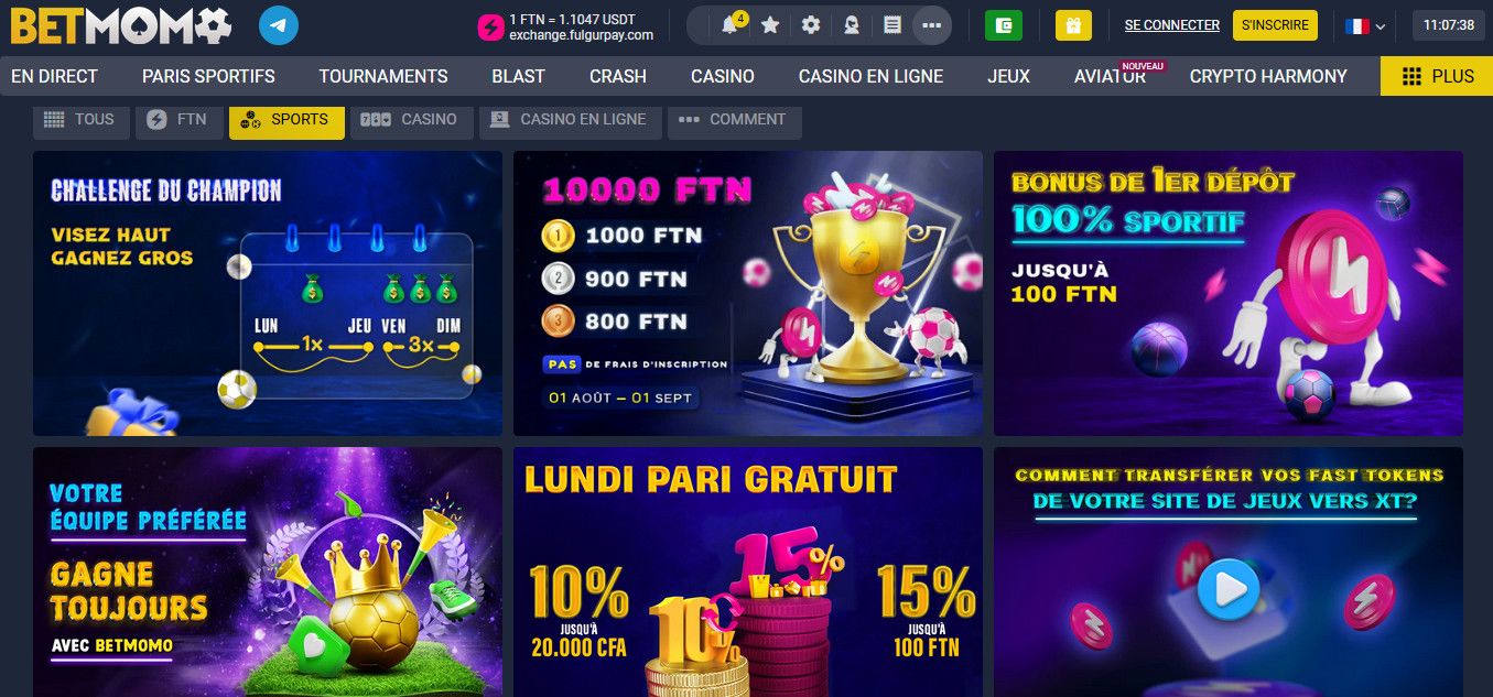 Image des promotions Betmomo