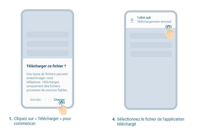 Etape 2 – Télécharger 1xBet apk