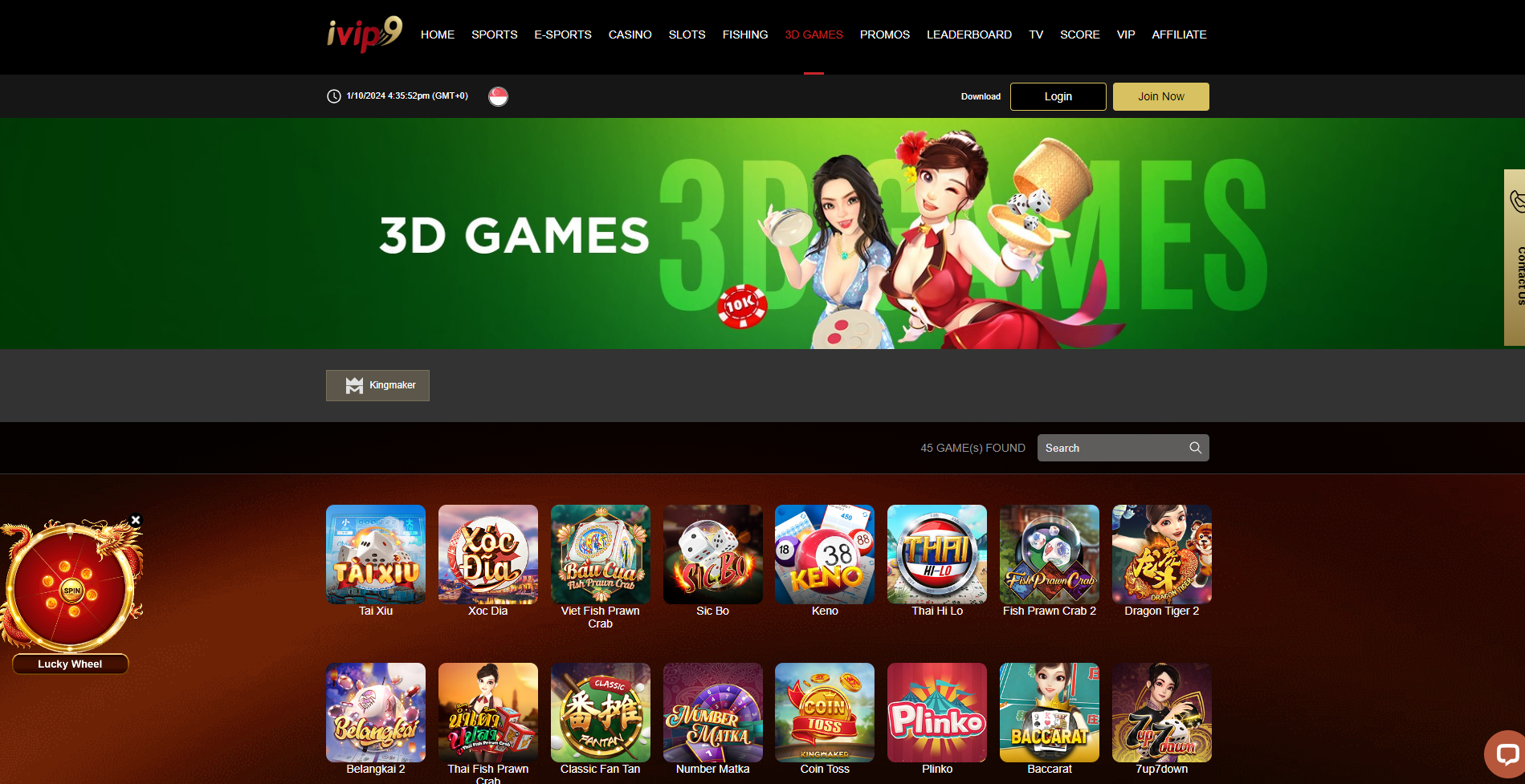 iVip9 Asia 3D Games