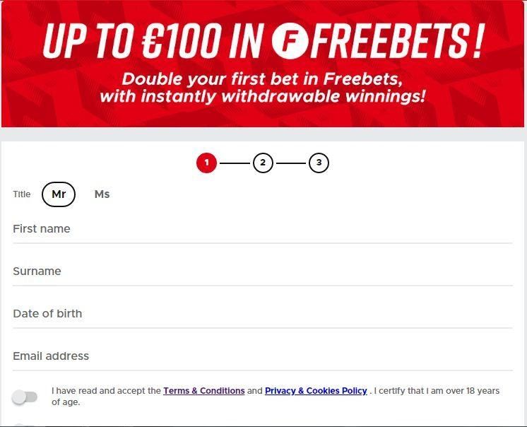 Betclic Registration Form