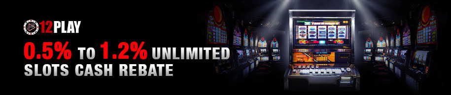 12Play Asia Slots Rebate Bonus 1.2%