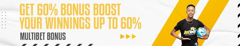 Betyetu Multi bet bonus up to 60% Boost