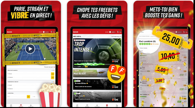 image de l’installation de betclic sur Android