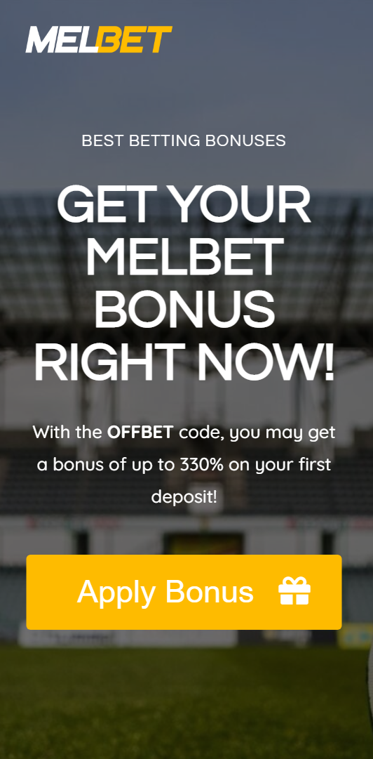 Screenshot taken from the Melbet Bonuses page Official Website