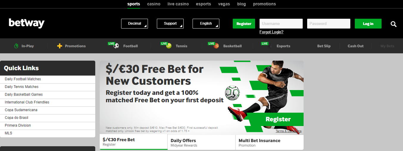 Betway official website