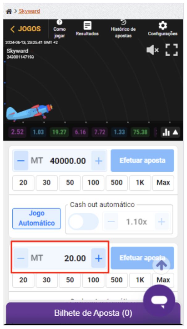 Passo 1 para começar a jogar Skyward