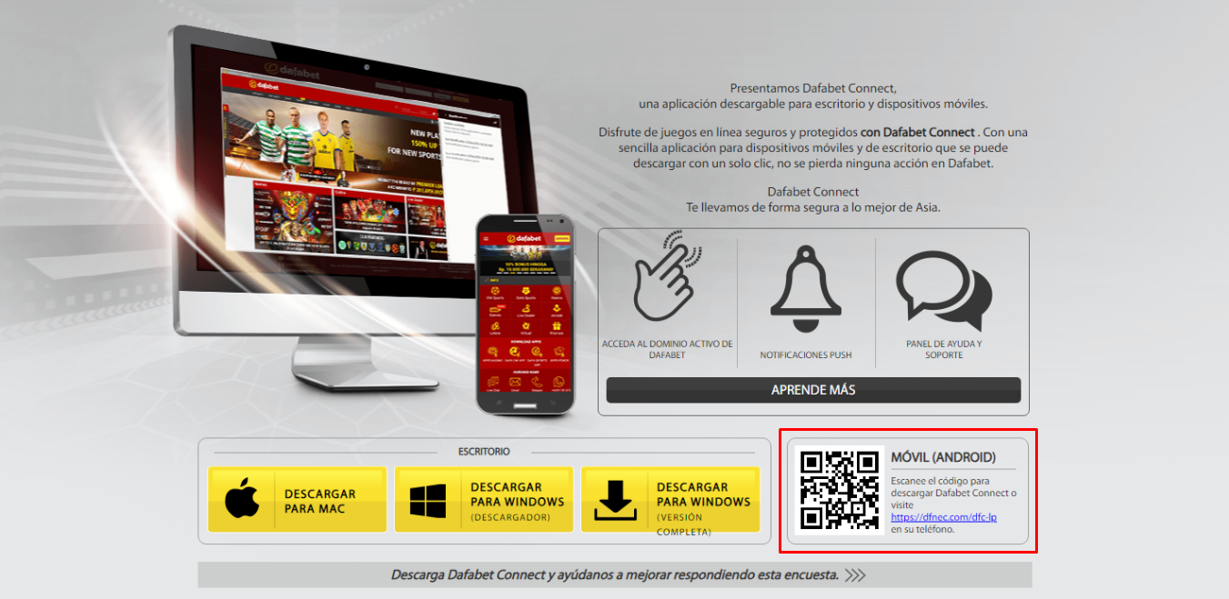 Dafabet app descargar para Android