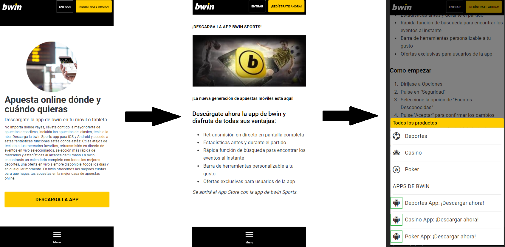 Descargar Bwin App