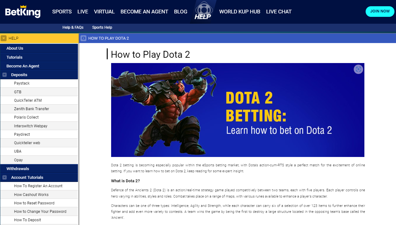 Betking Dota 2