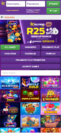 Hollywoodbets Casino Android app image