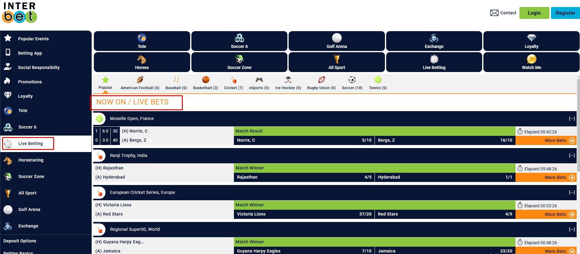 Interbet Review